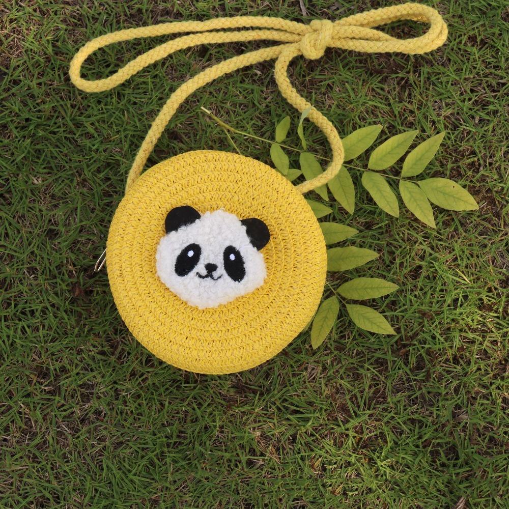 Cute Panda Straw Bag Mini Women Crossbody Purse New Summer Beach Bag
Cute Panda Straw Bag Mini Women Crossbody Purse New Summer Beach Bag