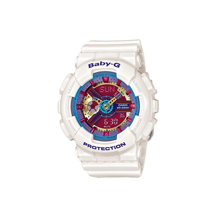 Casio Baby-G Series Trendy Fashion Color Block Waterproof Dual Display Quartz Movement Resin Strap Watch Women watches Red BA-112-7A Regular Watch Box,Rainbow-colored Dial
Casio Baby-G Series Trendy Fashion Color Block Waterproof Dual Display Quartz Movement Resin Strap Watch Women watches Red BA-112-7A Regular Watch Box,Rainbow-colored Dial