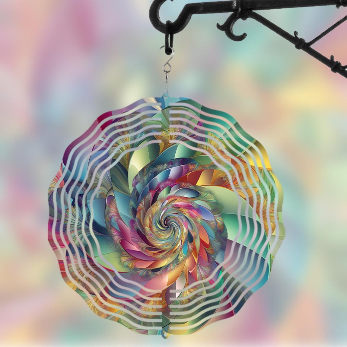 10 Inch Hanging Wind Spinner with 360 Degree Hook Elegant Dynamic Decor for Spring Summer Balcony Garden Gift for Friends 01A
10 Inch Hanging Wind Spinner with 360 Degree Hook Elegant Dynamic Decor for Spring Summer Balcony Garden Gift for Friends 01A