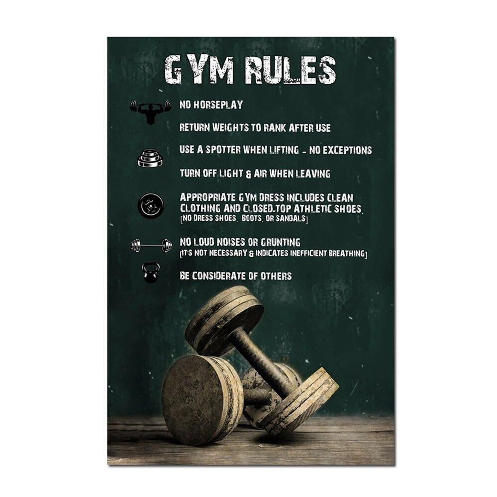 Старовинні гантелі Правила тренажерного залу Друк плакатів Фітнес Тренажерний зал Картина на полотні Настінне мистецтво Бодібілдінг Тренування Мотивуюча цитата Художній декор 50x70cm no frame
Старовинні гантелі Правила тренажерного залу Друк плакатів Фітнес Тренажерний зал Картина на полотні Настінне мистецтво Бодібілдінг Тренування Мотивуюча цитата Художній декор 50x70cm no frame