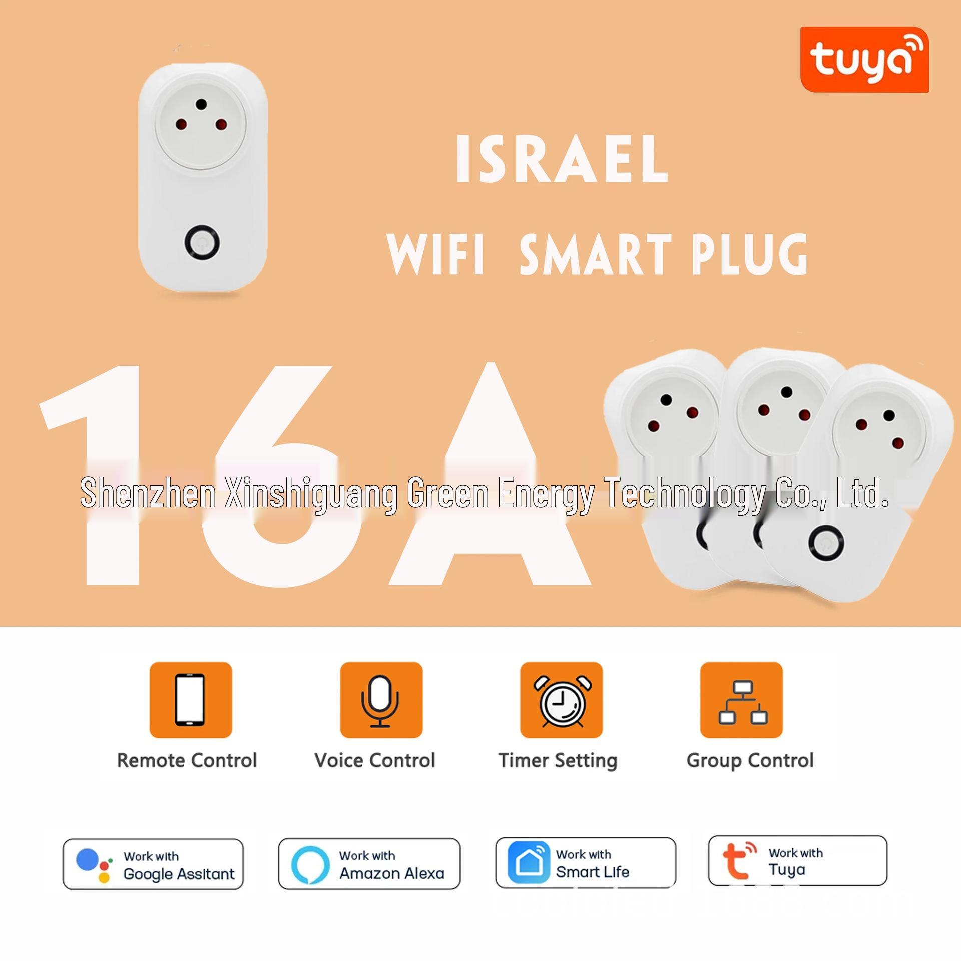 Graffiti Smart WiFi Socket 16A Israeli Standard with Metering, Alexa Compatible
Graffiti Smart WiFi Socket 16A Israeli Standard with Metering, Alexa Compatible