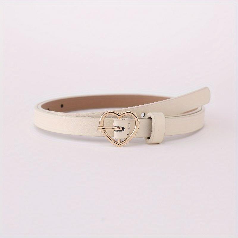 Women S Golden Heart Buckle Slim Belt Simple and Fashionable Pants Belt with Jeans Dress Suitable for Daily Commuting
Women S Golden Heart Buckle Slim Belt Simple and Fashionable Pants Belt with Jeans Dress Suitable for Daily Commuting