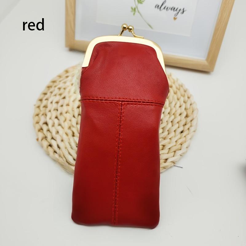 Faux Leather Unisex Eyeglasses Case - Modern Style, Snap Closure, Fashionable Practical Storage Bag красный
Faux Leather Unisex Eyeglasses Case - Modern Style, Snap Closure, Fashionable Practical Storage Bag красный