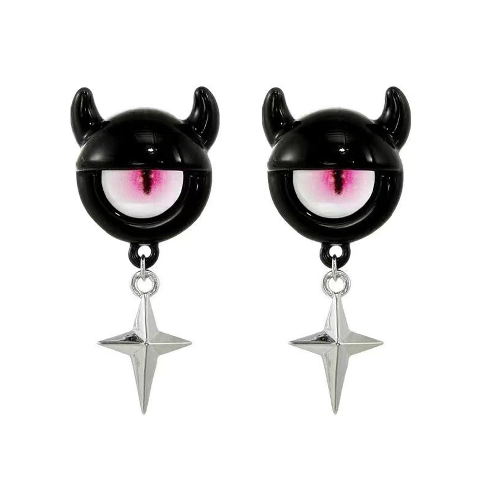 Funny Eye Stud Earrings Cross Pendant Earring for Women Cartoon Monsters Opening Ring Personality Jewelry Unique Girl 1
Funny Eye Stud Earrings Cross Pendant Earring for Women Cartoon Monsters Opening Ring Personality Jewelry Unique Girl 1