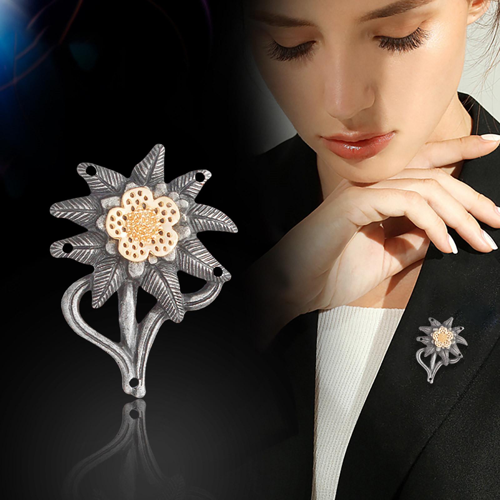 Винтажная ностальгическая брошь-подсолнух для женщин, ювелирные изделия
Винтажная ностальгическая брошь-подсолнух для женщин, ювелирные изделия