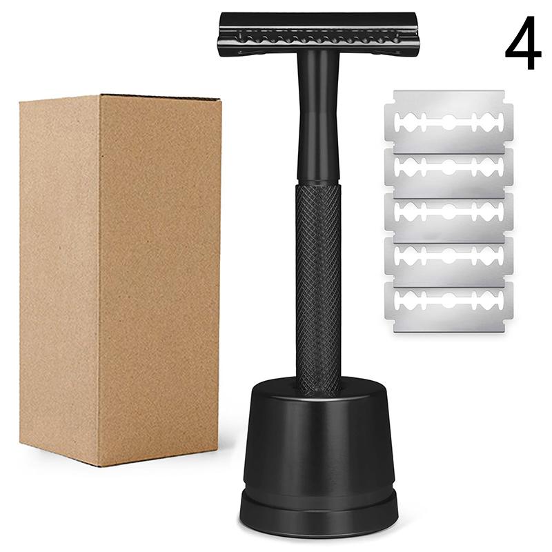 Двусторонняя безопасная бритва для женщин, однолезвийные бритвы с 5 лезвиями, мужская металлическая бритва многоразового использования as the picture
Двусторонняя безопасная бритва для женщин, однолезвийные бритвы с 5 лезвиями, мужская металлическая бритва многоразового использования as the picture