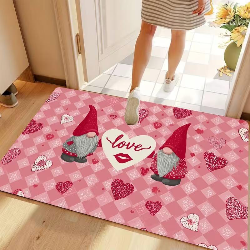 Valentine s Day Love Heart Gnome Doormat Non-Slip Rugs for Living Room Bedroom Kitchen Mat Machine Washable Home Decor Carpet 40x60cm
Valentine s Day Love Heart Gnome Doormat Non-Slip Rugs for Living Room Bedroom Kitchen Mat Machine Washable Home Decor Carpet 40x60cm