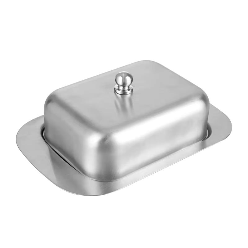 Stainless Steel Butter Tray, Retro French Butter Box Storage Box with Lid Butter Tray, Tableware Dessert Tray, Kitchen Tableware
Stainless Steel Butter Tray, Retro French Butter Box Storage Box with Lid Butter Tray, Tableware Dessert Tray, Kitchen Tableware