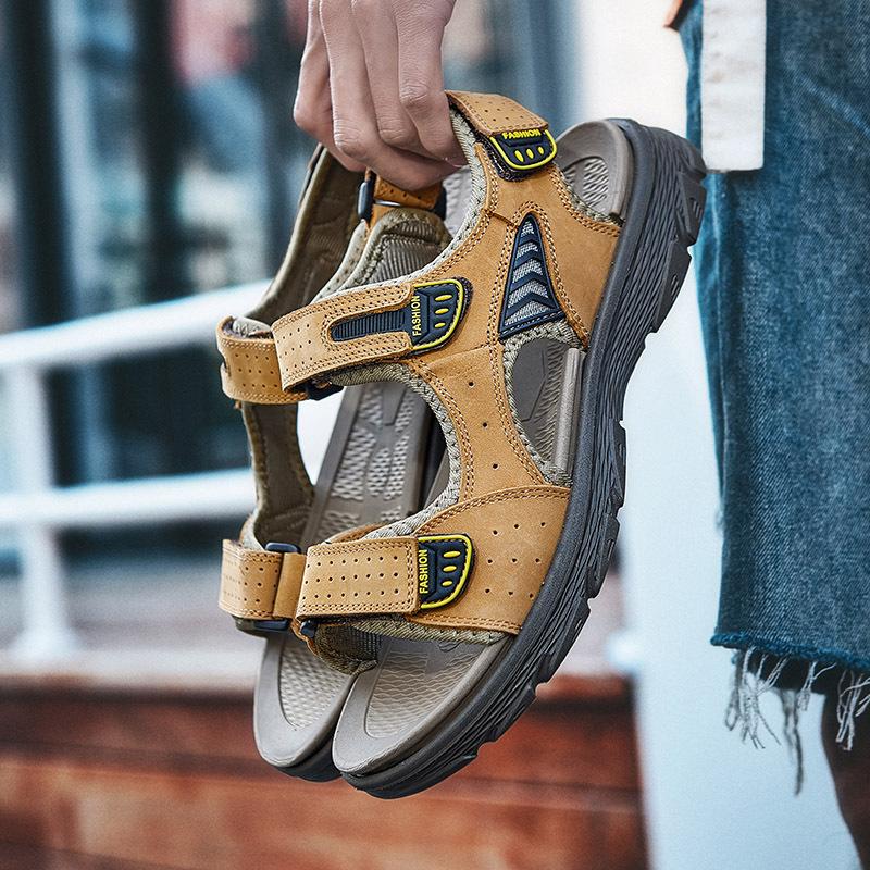 Men S Shoes Large Size Sandals Teen Breathable Outdoor Leisure First Layer Cowhide Hole Beach Shoes Men 38
Men S Shoes Large Size Sandals Teen Breathable Outdoor Leisure First Layer Cowhide Hole Beach Shoes Men 38