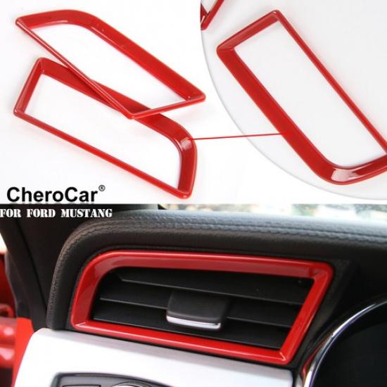 Interior Side Dashboard Air Condition Vent Trim Cover for Ford Mustang 2015+ Red
Interior Side Dashboard Air Condition Vent Trim Cover for Ford Mustang 2015+ Red