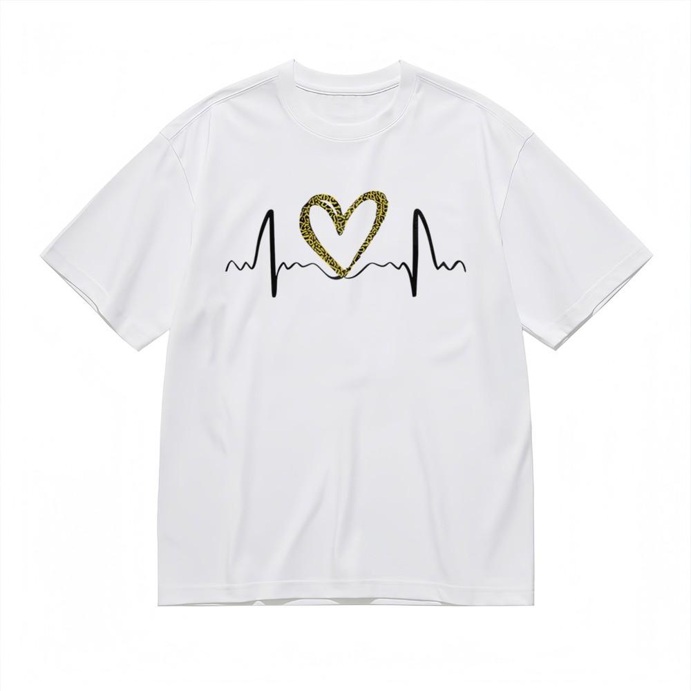 Women s All Season Fashion Classic T-Shirt Abstract Pulse Design Printed Tee S
Women s All Season Fashion Classic T-Shirt Abstract Pulse Design Printed Tee S