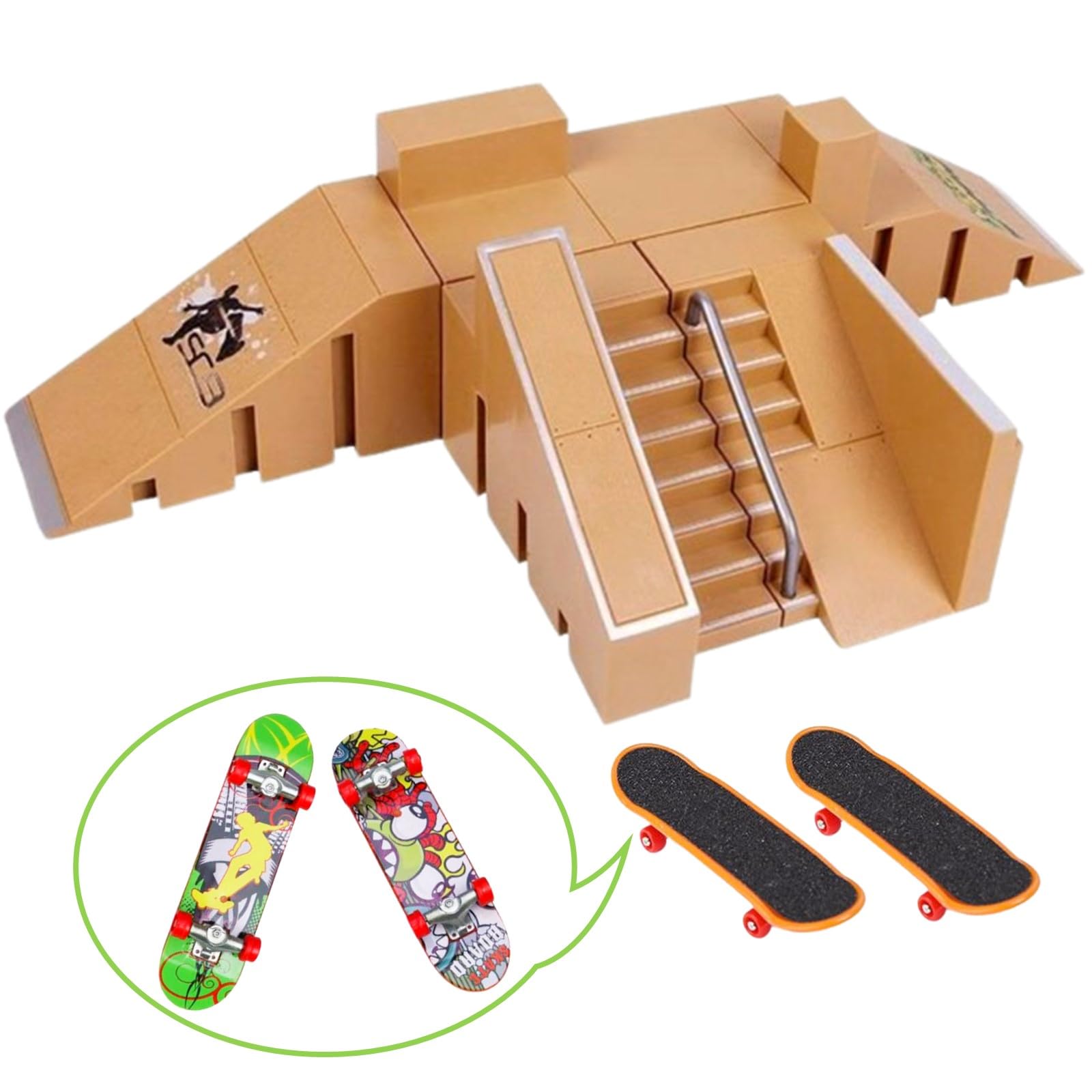 heizi Finger Skate Park Kit с 2 досками Fingerboard Finger Skateboard Slope Toy Finger Skateboard (Парк А)
heizi Finger Skate Park Kit с 2 досками Fingerboard Finger Skateboard Slope Toy Finger Skateboard (Парк А)