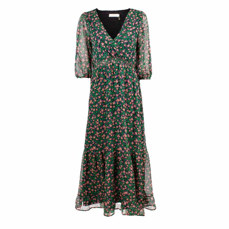 Длинное платье цветочного марда с рукавами 3/4 и V-образным вырезом LA PETITE ETOILE
Длинное платье цветочного марда с рукавами 3/4 и V-образным вырезом LA PETITE ETOILE