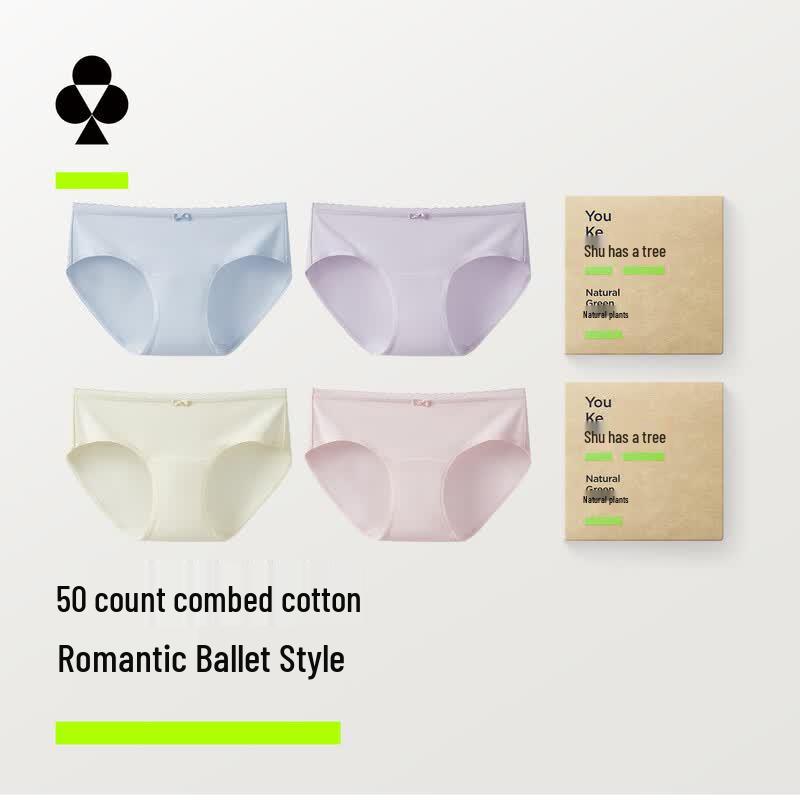 Youkeshu Women s Ballet Style Pure Cotton Briefs XL
Youkeshu Women s Ballet Style Pure Cotton Briefs XL
