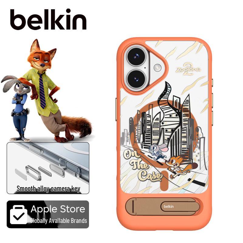 Belkin Zootopia 2 Kickstand Phone Case for iPhone 17
Belkin Zootopia 2 Kickstand Phone Case for iPhone 17