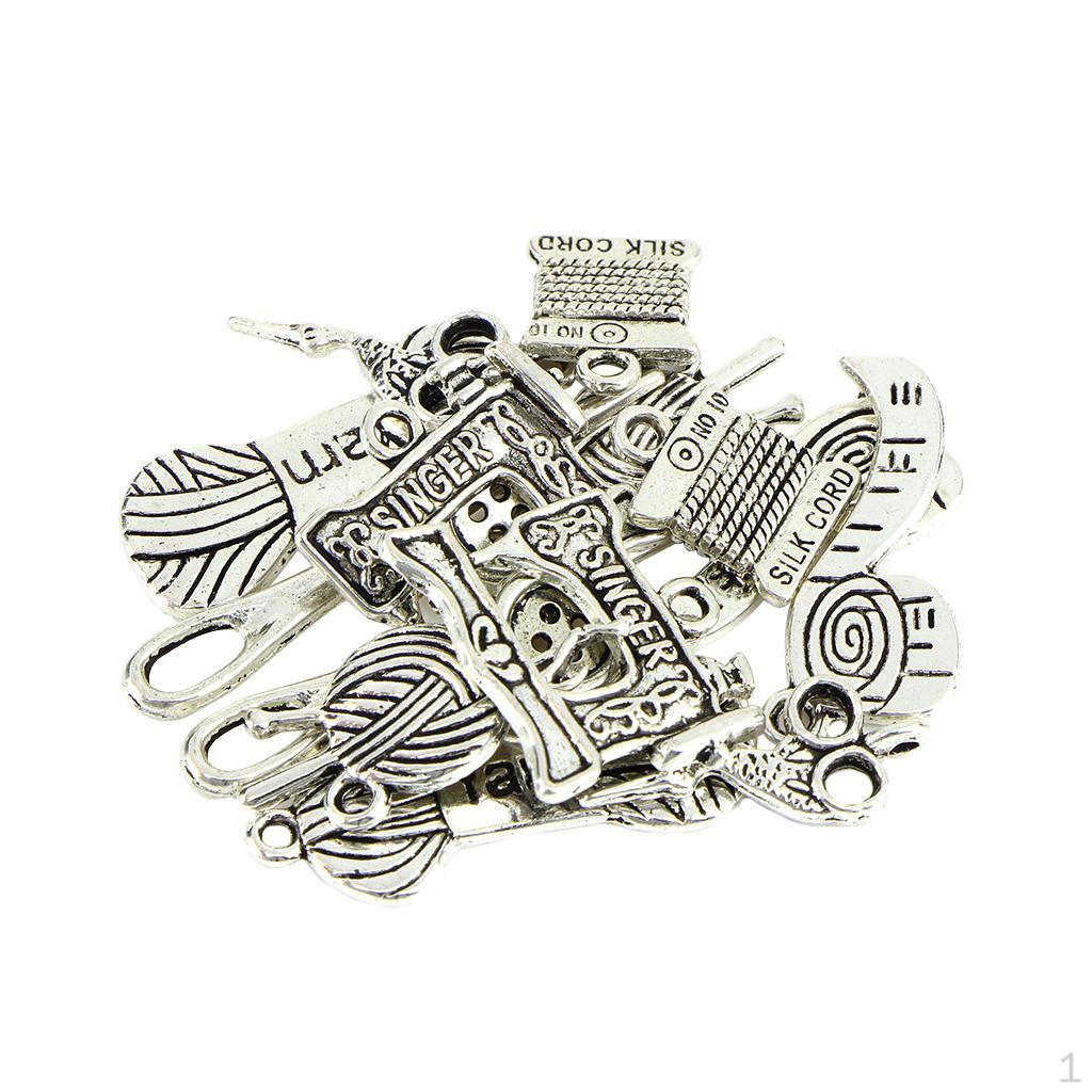 Assorted Sewing Crafts Type charms Necklace Pendants Key Chain Ring 16pcs
Assorted Sewing Crafts Type charms Necklace Pendants Key Chain Ring 16pcs