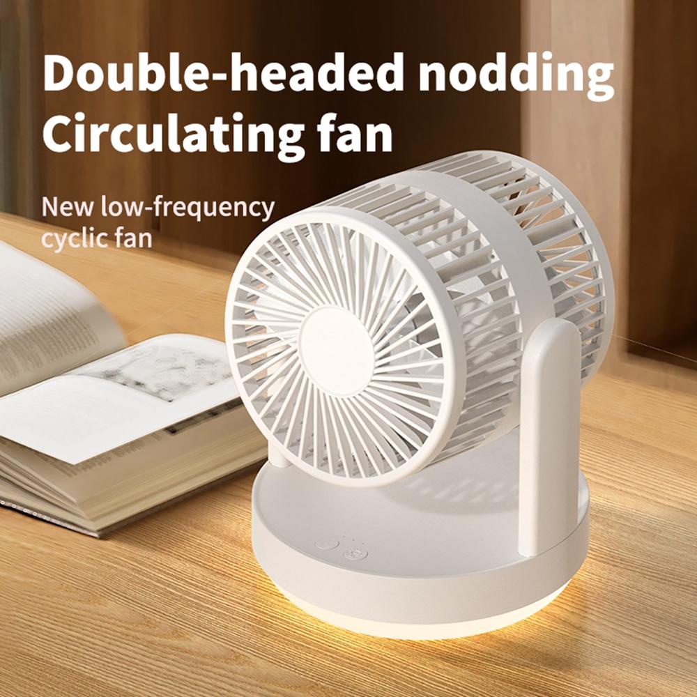 ZK04 Circulating Fan Portable Rechargeable 3 Speed Desktop Cooling Fan with Ambient Light Beige
ZK04 Circulating Fan Portable Rechargeable 3 Speed Desktop Cooling Fan with Ambient Light Beige