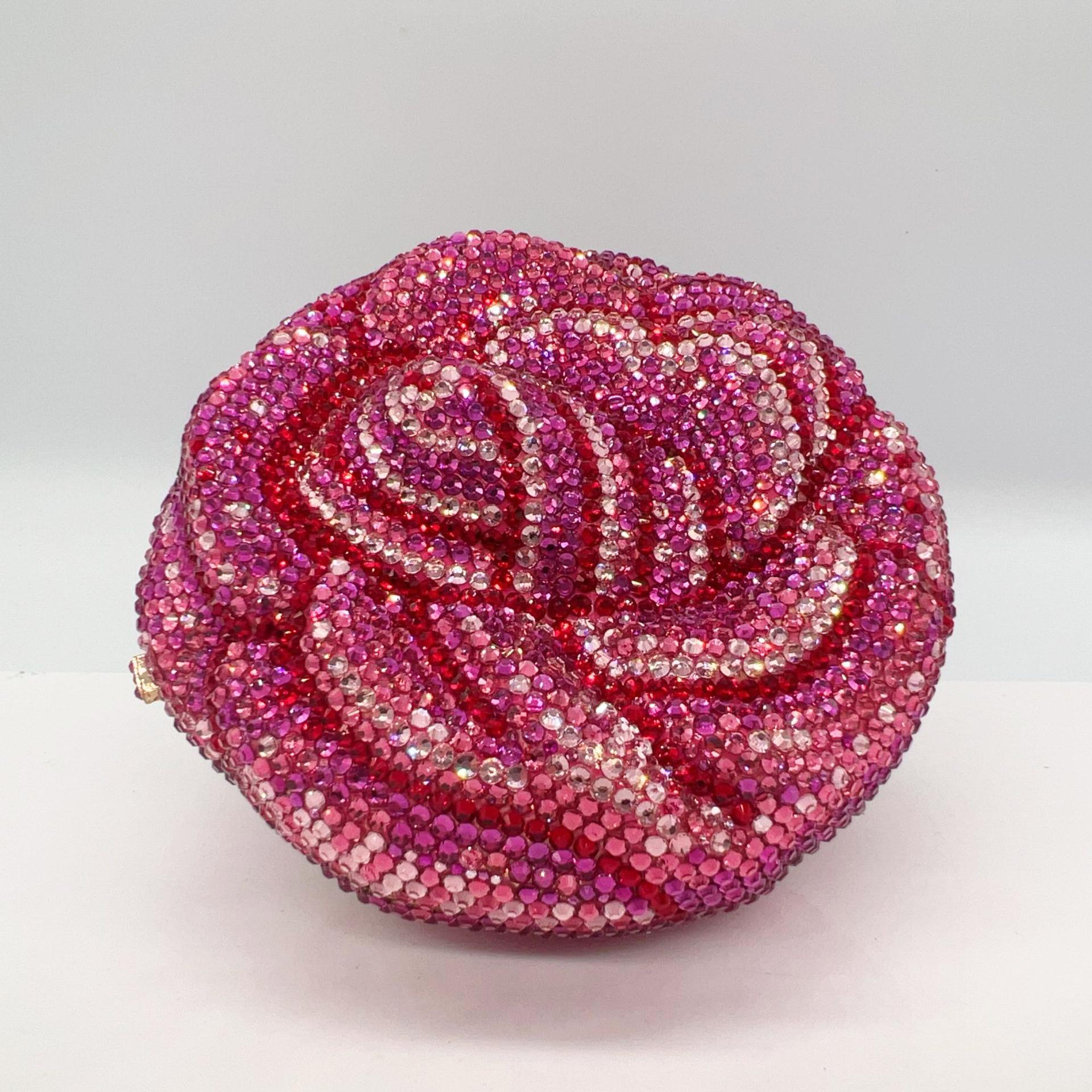 Rose Flower Diamond Clutch Bag WHTUOHENG Crystal Evening Purses Luxury Little Full Rhinestone Floral Wedding Dinner Handbags Wed 13cmX13cmX8cm
Rose Flower Diamond Clutch Bag WHTUOHENG Crystal Evening Purses Luxury Little Full Rhinestone Floral Wedding Dinner Handbags Wed 13cmX13cmX8cm
