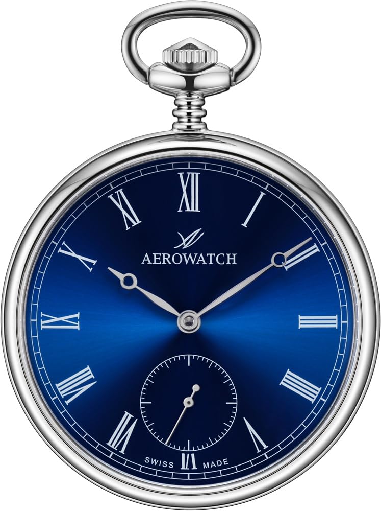 Aerowatch Pocket Watch Mechanical Small Second Swiss Made 50832 AA01 Hand-Winding Men s синій
Aerowatch Pocket Watch Mechanical Small Second Swiss Made 50832 AA01 Hand-Winding Men s синій