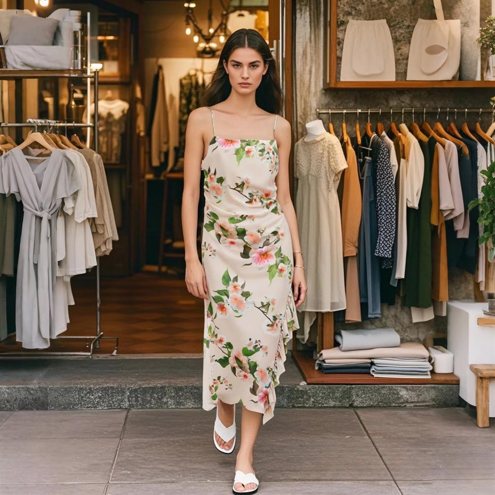 2025 Spring/Summer Slim Fit Layered Sexy Camisole Dress for Women S слоновая кость/белый
2025 Spring/Summer Slim Fit Layered Sexy Camisole Dress for Women S слоновая кость/белый