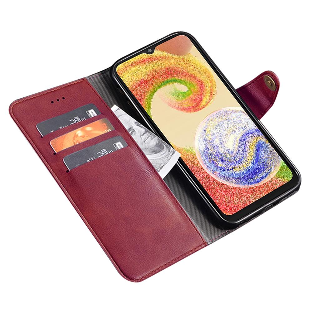 IDEWEI For Samsung Galaxy A04s 4G (164.7 x 76.7 x 9.1 mm) Fine Texture TPU+PU Leather Wallet Stand Cell Phone Cover Phone Flip Case Red
IDEWEI For Samsung Galaxy A04s 4G (164.7 x 76.7 x 9.1 mm) Fine Texture TPU+PU Leather Wallet Stand Cell Phone Cover Phone Flip Case Red