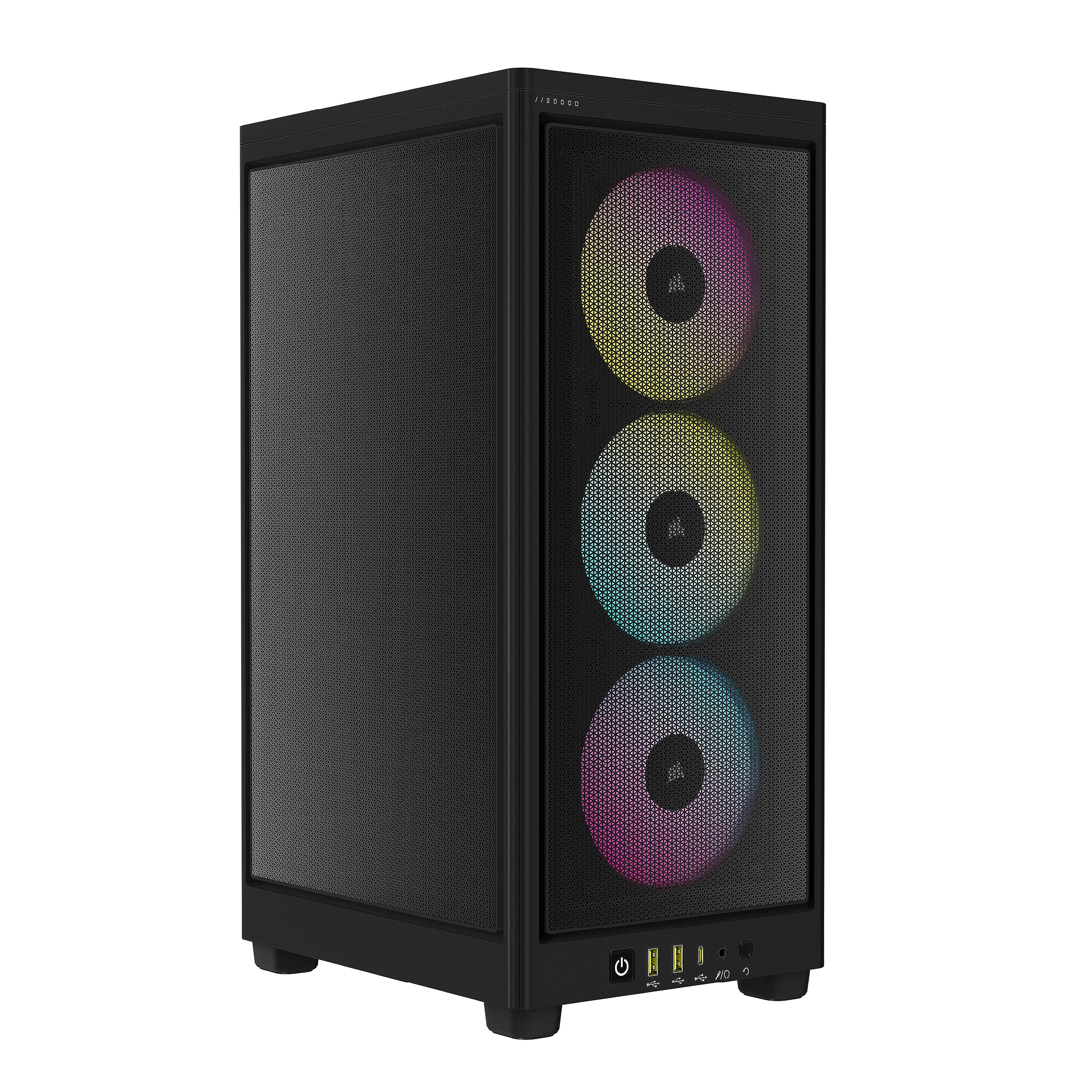 Корпус для ПК Corsair iCUE 2000D RGB AIRFLOW ITX Tower Mini Tower Black CC-9011246-WW чорний
Корпус для ПК Corsair iCUE 2000D RGB AIRFLOW ITX Tower Mini Tower Black CC-9011246-WW чорний