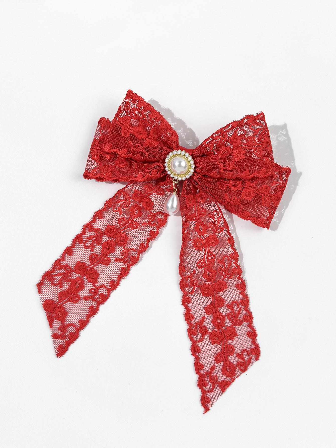 Elegant lace bow hair clip, women s back of the head hair clip, forest style temperament hair accessory
Elegant lace bow hair clip, women s back of the head hair clip, forest style temperament hair accessory