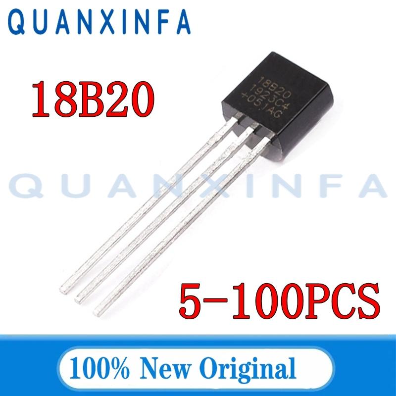 5-100PCS DS18B20 DALLAS 18B20 CHIP Thermometer Temperature Sensor 5PCS
5-100PCS DS18B20 DALLAS 18B20 CHIP Thermometer Temperature Sensor 5PCS
