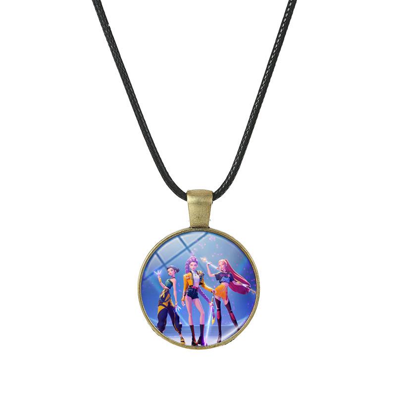 K-POP Demon Hunter Girl Group Аниме Подвеска Ожерелье - Горячая Распродажа Мультяшные Украшения Цепочка для Свитера Аксессуары
K-POP Demon Hunter Girl Group Аниме Подвеска Ожерелье - Горячая Распродажа Мультяшные Украшения Цепочка для Свитера Аксессуары