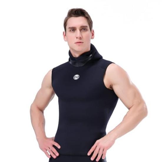 MORGEN SKY Wetsuit 3mm Wet Vest Hooded Vest Inner Warm Jersey Lining Fishing Spear Fishing Diving Fishing 1403B Men s (3XL)
MORGEN SKY Wetsuit 3mm Wet Vest Hooded Vest Inner Warm Jersey Lining Fishing Spear Fishing Diving Fishing 1403B Men s (3XL)