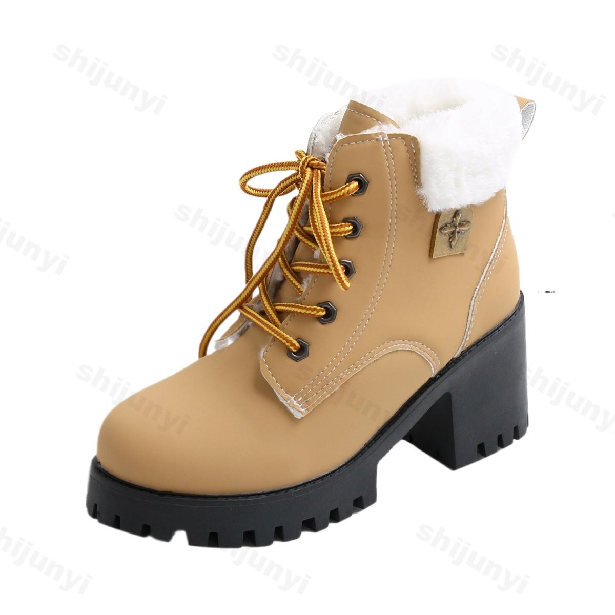 Winter Women s Vintage Warm Plush High Top Coarse Heel Short Boots Fashion Versatile Comfortable Hairy Chunky Cotton Boots 35
Winter Women s Vintage Warm Plush High Top Coarse Heel Short Boots Fashion Versatile Comfortable Hairy Chunky Cotton Boots 35