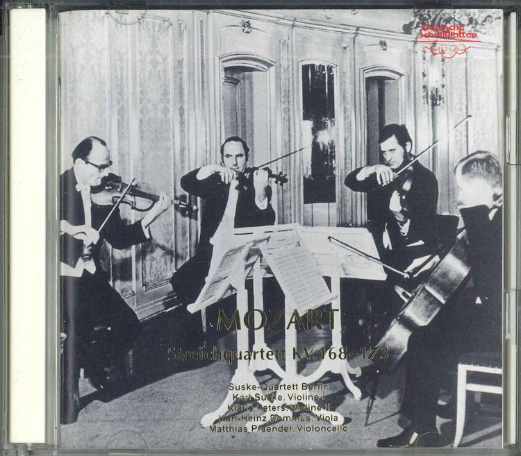 CD SUSKE QUARTETT - Mozart: Streichquartett K.163 - 173 KICC94812 KING Japan Classical Used
CD SUSKE QUARTETT - Mozart: Streichquartett K.163 - 173 KICC94812 KING Japan Classical Used