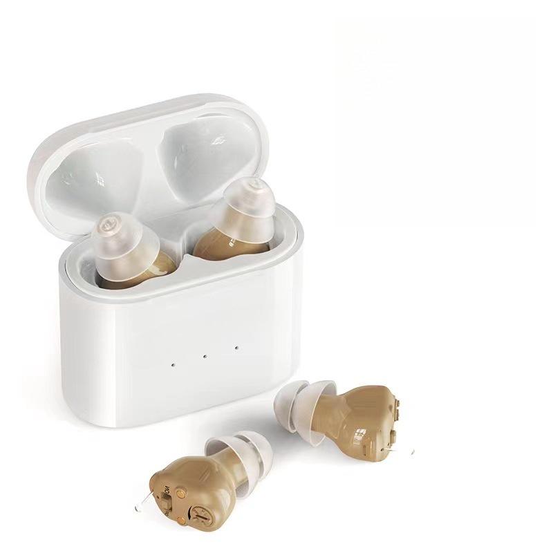 Rechargeable Digital In-Ear Hearing Aid for Seniors, Sound Amplifier Skin Color
Rechargeable Digital In-Ear Hearing Aid for Seniors, Sound Amplifier Skin Color