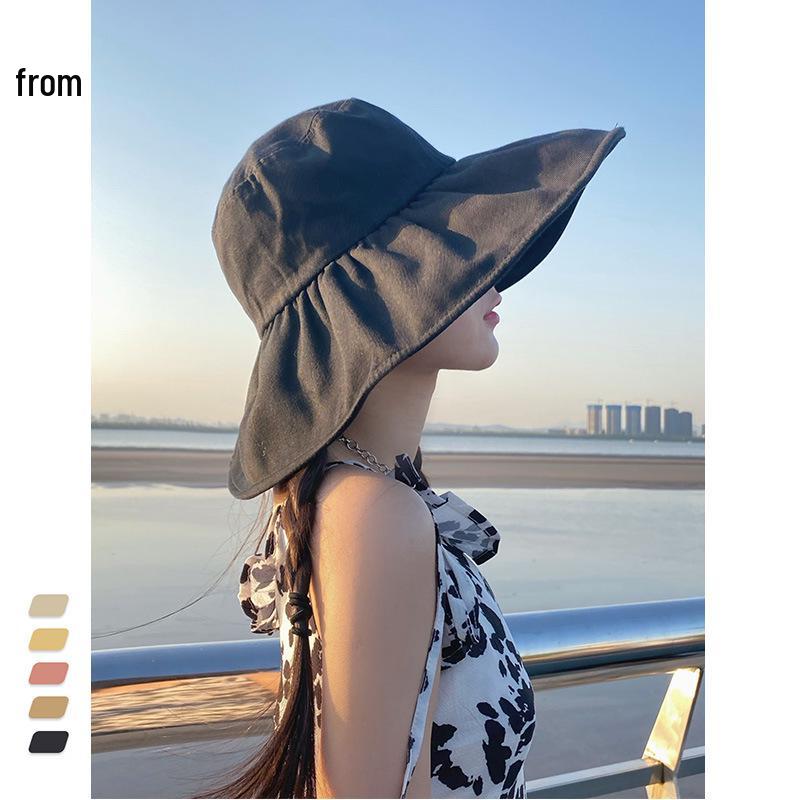 Korean Style Women s Foldable Black Sun Hat with Face Cover - Large Brim for Summer Beach & Travel 56-58 cm чёрный
Korean Style Women s Foldable Black Sun Hat with Face Cover - Large Brim for Summer Beach & Travel 56-58 cm чёрный