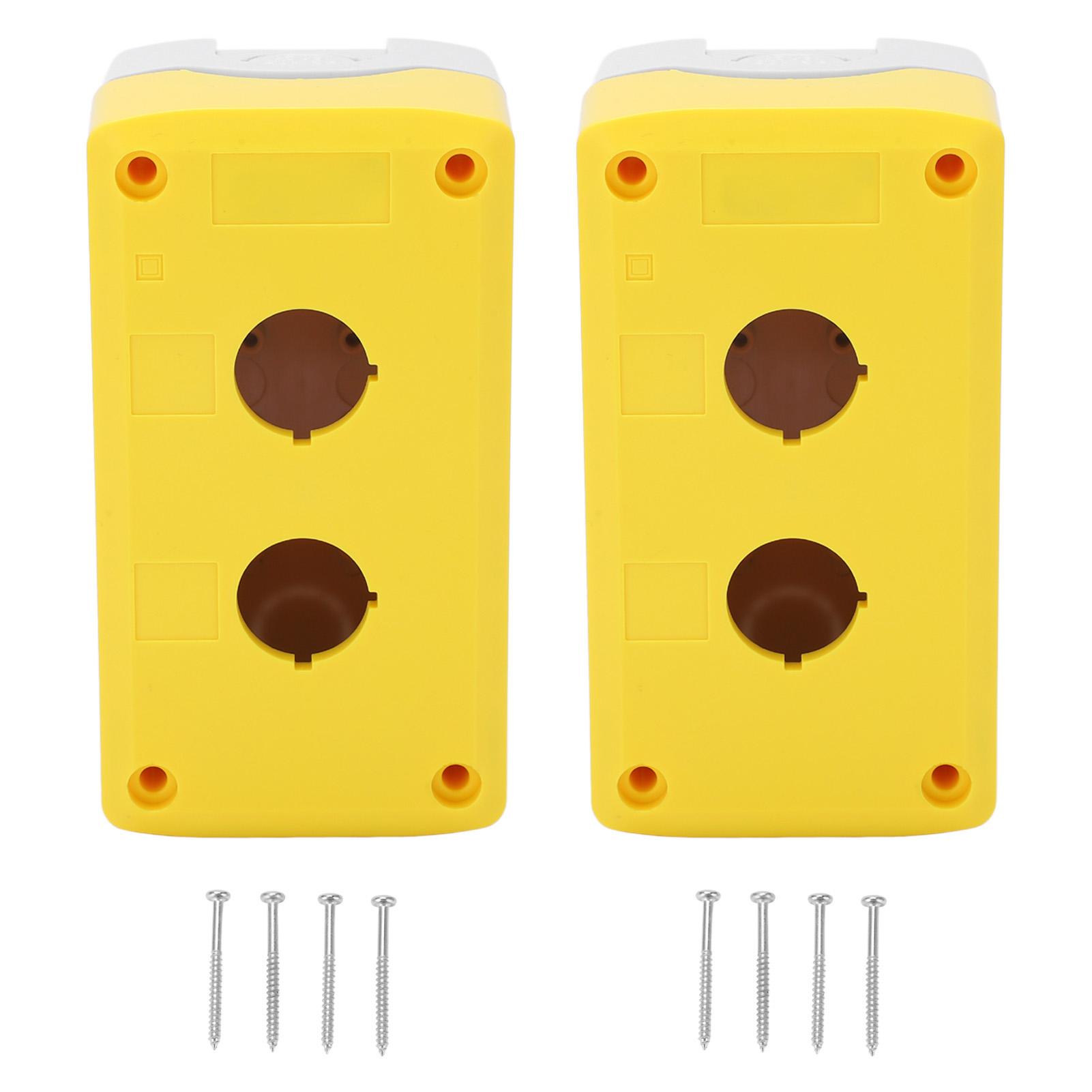 2 Sets Push Button Box Switch Case Control Station Shell Waterproof 2 Holes for Machine
2 Sets Push Button Box Switch Case Control Station Shell Waterproof 2 Holes for Machine