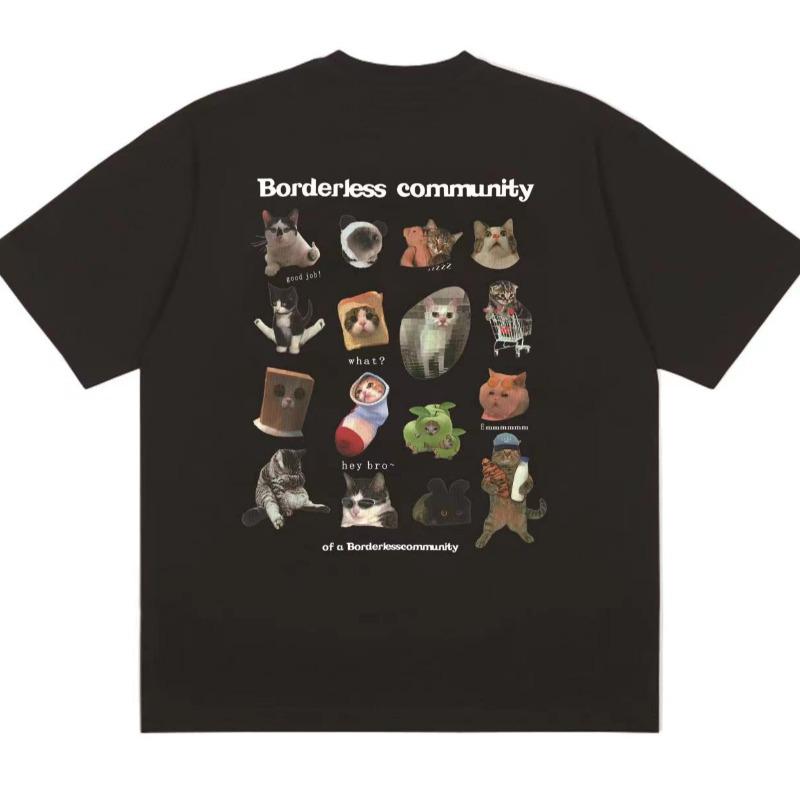 Женская летняя футболка с принтом граффити и потертостями - Свободный крой, Короткий рукав, Уличный стиль M чёрный
Женская летняя футболка с принтом граффити и потертостями - Свободный крой, Короткий рукав, Уличный стиль M чёрный