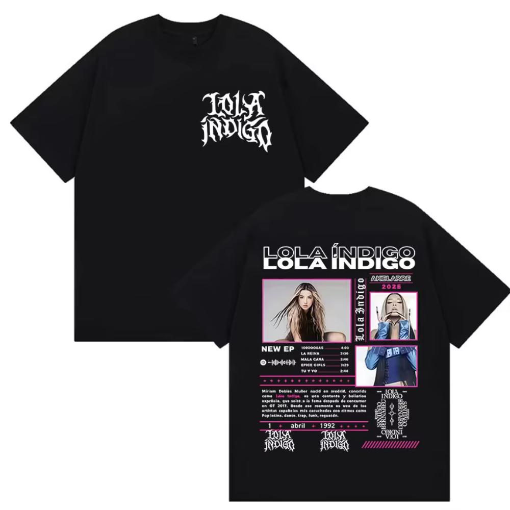 Singer Lola Indigo Akelarre Tour 2025-2026 Graphic T Shirt Men Women s Vintage High Quality Oversized Cotton T-shirts Streetwear S разноцветный
Singer Lola Indigo Akelarre Tour 2025-2026 Graphic T Shirt Men Women s Vintage High Quality Oversized Cotton T-shirts Streetwear S разноцветный
