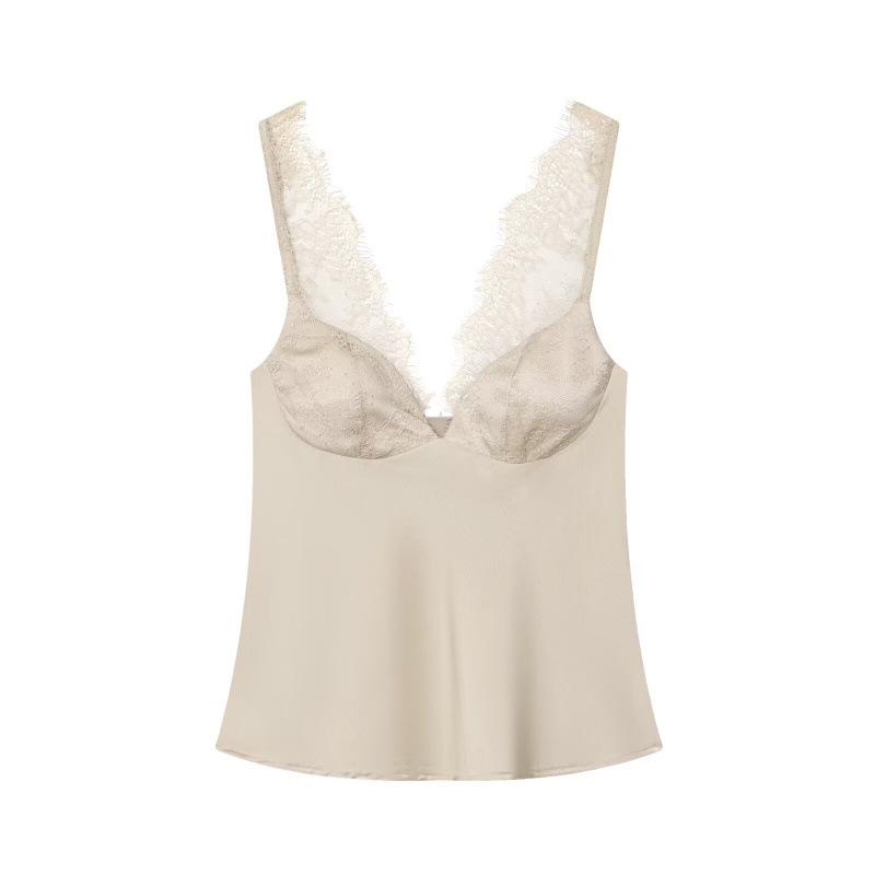 European & American Style Women s Lace Silk Satin Camisole Top - 2026 Model Small абрикосовий
European & American Style Women s Lace Silk Satin Camisole Top - 2026 Model Small абрикосовий