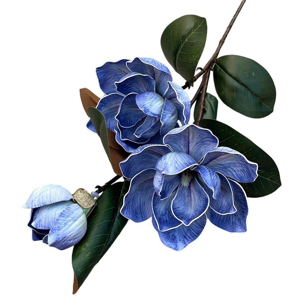 EVA Real Touch Artificial Magnolia Flower Multicolor Faux Flower Decorative Flower Office Hotel синій
EVA Real Touch Artificial Magnolia Flower Multicolor Faux Flower Decorative Flower Office Hotel синій