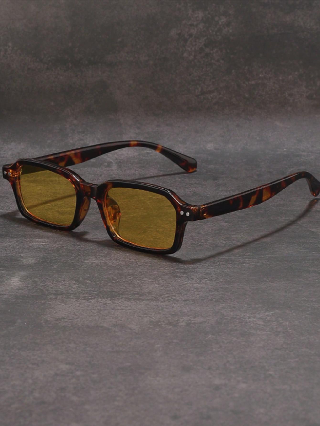 1Pc Trendy Fashion Men s Sunglasses Fashionable Rectangular Frame/Stud Design Multiple Frame Colors Available Fashionable Outfit
1Pc Trendy Fashion Men s Sunglasses Fashionable Rectangular Frame/Stud Design Multiple Frame Colors Available Fashionable Outfit