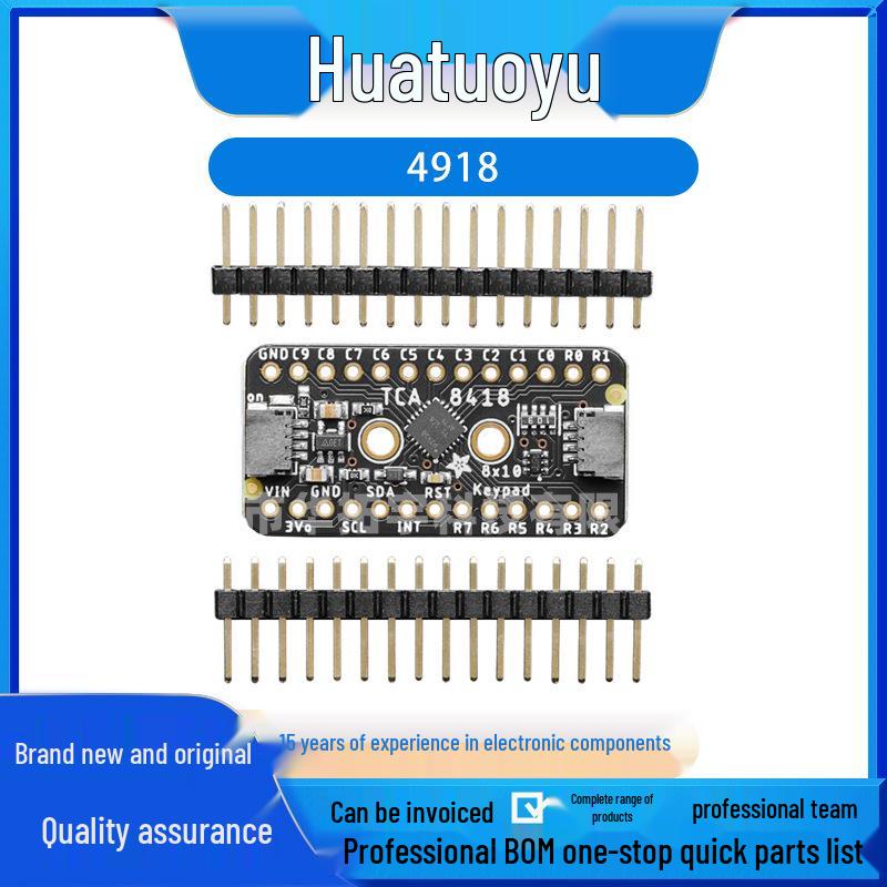 Adafruit TCA8418 Human-Machine Interface Qwiic/STEMMA QT Expansion Board - 4918
Adafruit TCA8418 Human-Machine Interface Qwiic/STEMMA QT Expansion Board - 4918
