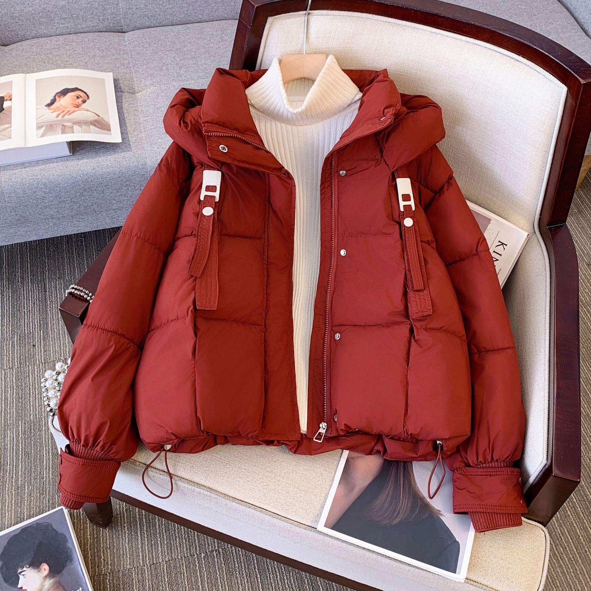 Корейская хлопковая куртка-пуховик, женская короткая зимняя хлопковая куртка, тонкая куртка с капюшоном XXL красный
Корейская хлопковая куртка-пуховик, женская короткая зимняя хлопковая куртка, тонкая куртка с капюшоном XXL красный