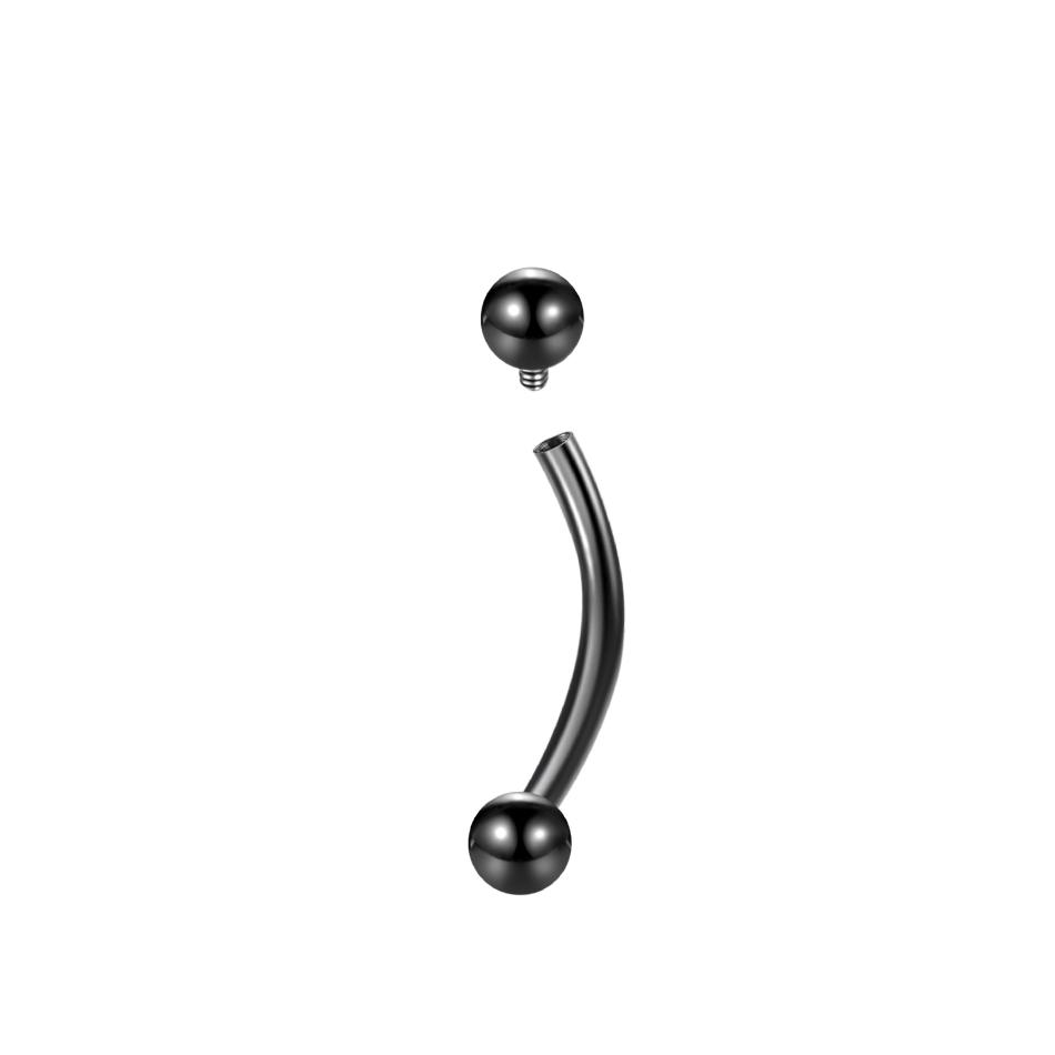 1PC Titanium Eyebrow Piercings Curved Banana Internally Threaded Jewelry Belly Button Navel Earring Lip Tongue Pircings 14G 16G 16G 1.2x8x3mm
1PC Titanium Eyebrow Piercings Curved Banana Internally Threaded Jewelry Belly Button Navel Earring Lip Tongue Pircings 14G 16G 16G 1.2x8x3mm