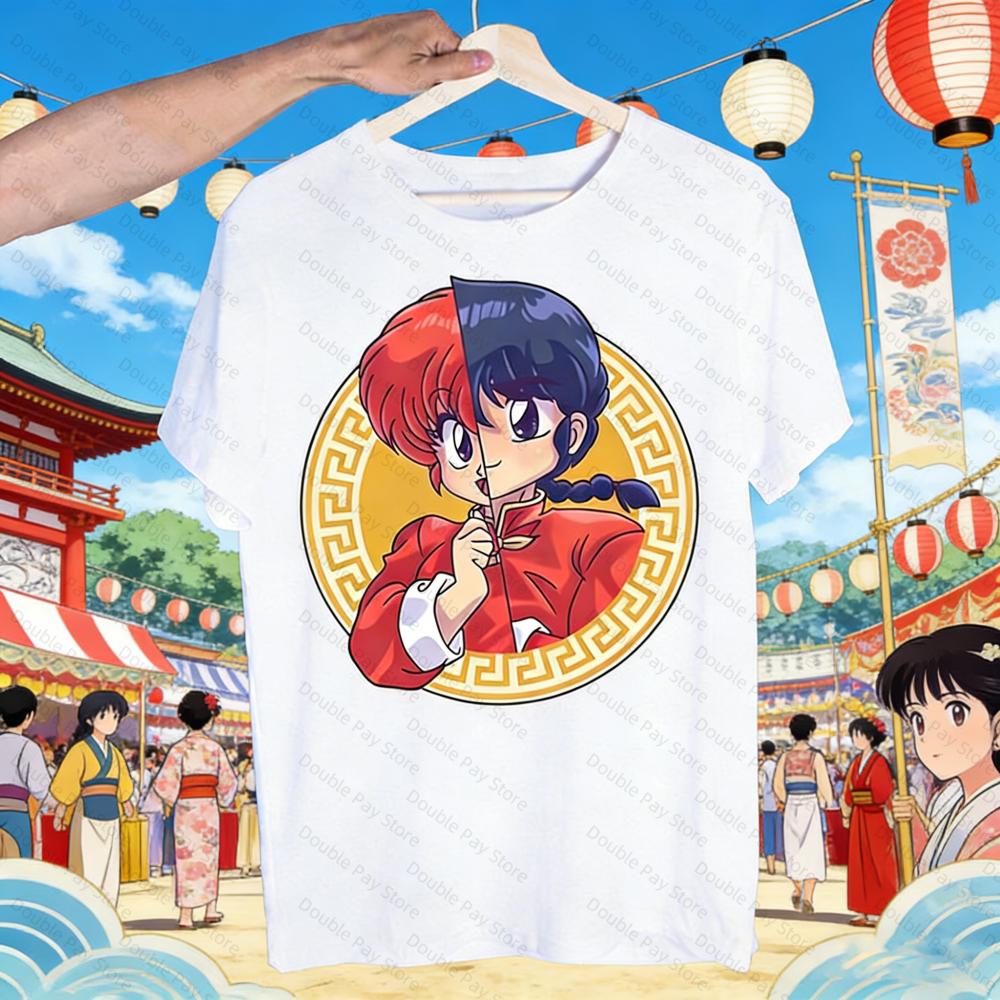 Vintage Ranma 12 Saotome TShirt Cotton Crew Neck Tee Casual Summer Tops for Unisexs Shirts Women tshirts Harajuku Kid Clothes S
Vintage Ranma 12 Saotome TShirt Cotton Crew Neck Tee Casual Summer Tops for Unisexs Shirts Women tshirts Harajuku Kid Clothes S