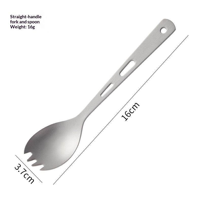 2 In 1 Outdoor Titanium Spoon Camping Tableware Portable Bottle Opener Camping Picnic Dinner Spork Fork For Travel Backpacking D
2 In 1 Outdoor Titanium Spoon Camping Tableware Portable Bottle Opener Camping Picnic Dinner Spork Fork For Travel Backpacking D