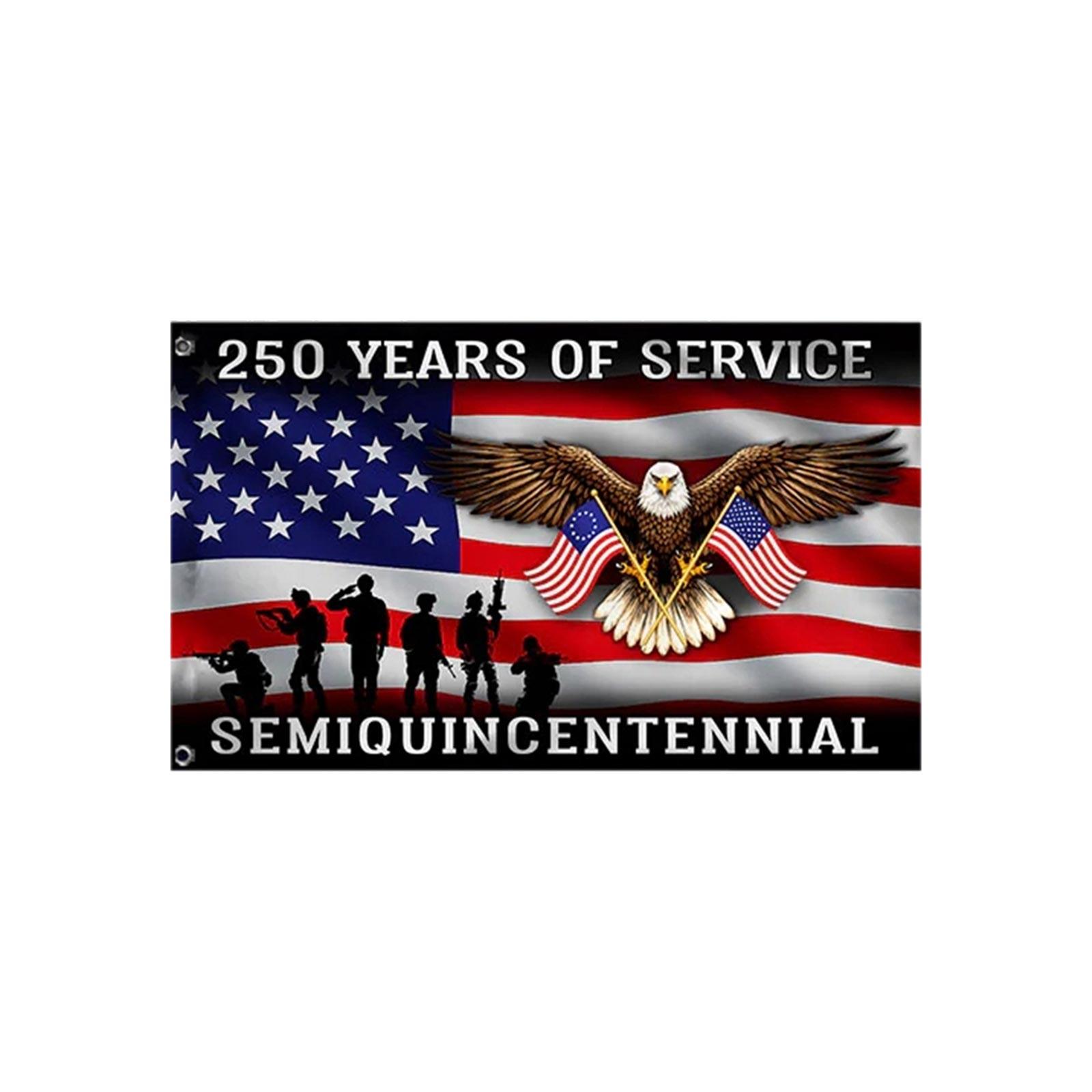 U.S. 250th Anniversary Commemorative Flag (60*90, One Sided) One Size
U.S. 250th Anniversary Commemorative Flag (60*90, One Sided) One Size
