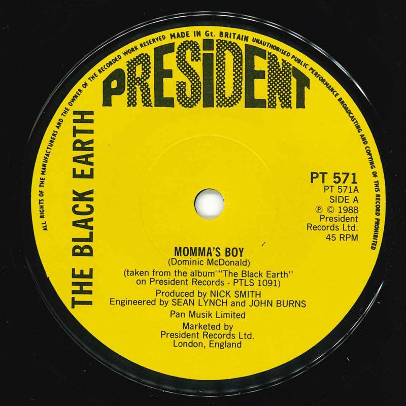 7-дюймовая пластинка BLACK EARTH - Momma s Boy PT571 President Records 1988 UK Рок Б/У
7-дюймовая пластинка BLACK EARTH - Momma s Boy PT571 President Records 1988 UK Рок Б/У