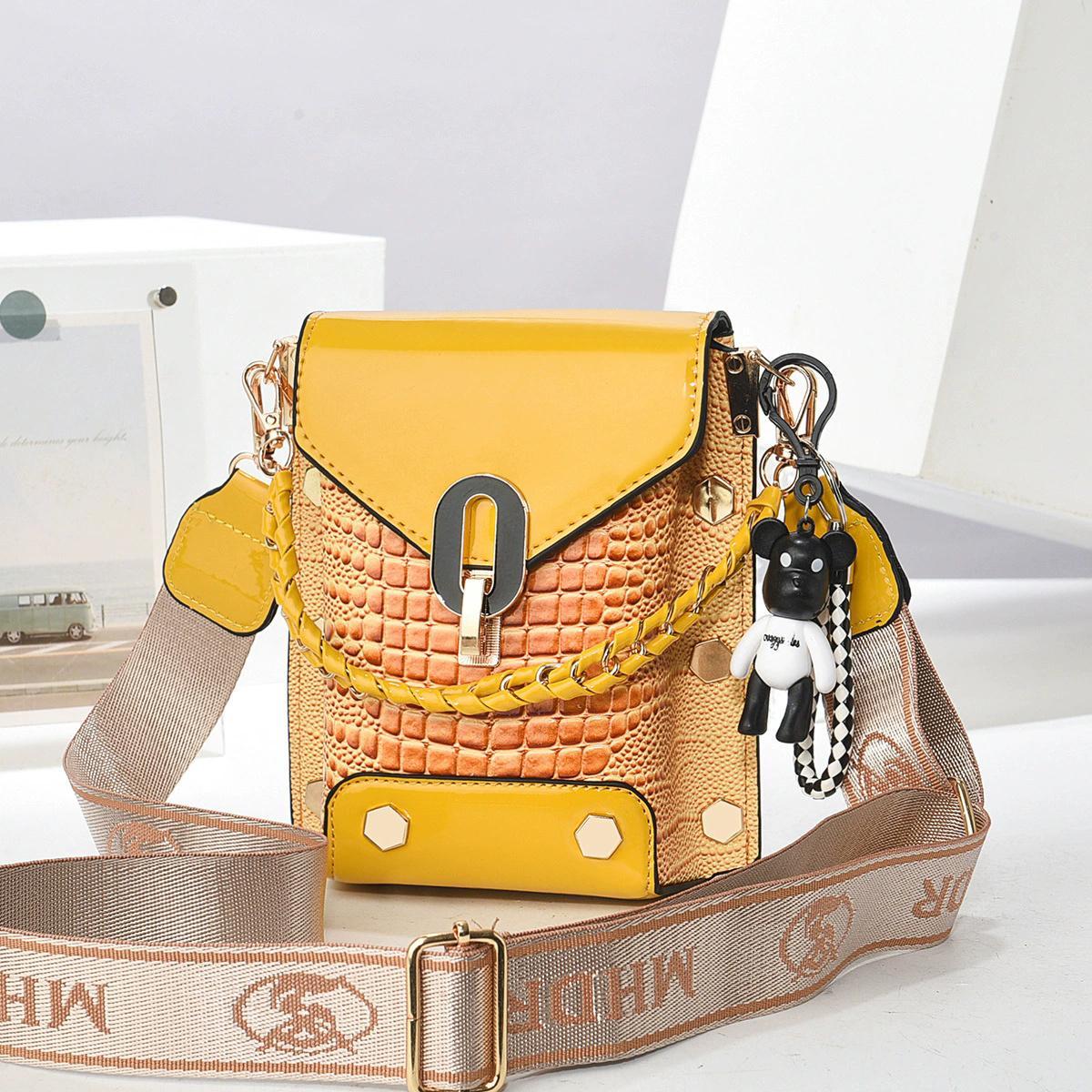 Luxury Designer Crocodile Texture Handbags Magnetic Buckle Square Shape Pu Stylish Crossbody Shoulder Bag
Luxury Designer Crocodile Texture Handbags Magnetic Buckle Square Shape Pu Stylish Crossbody Shoulder Bag