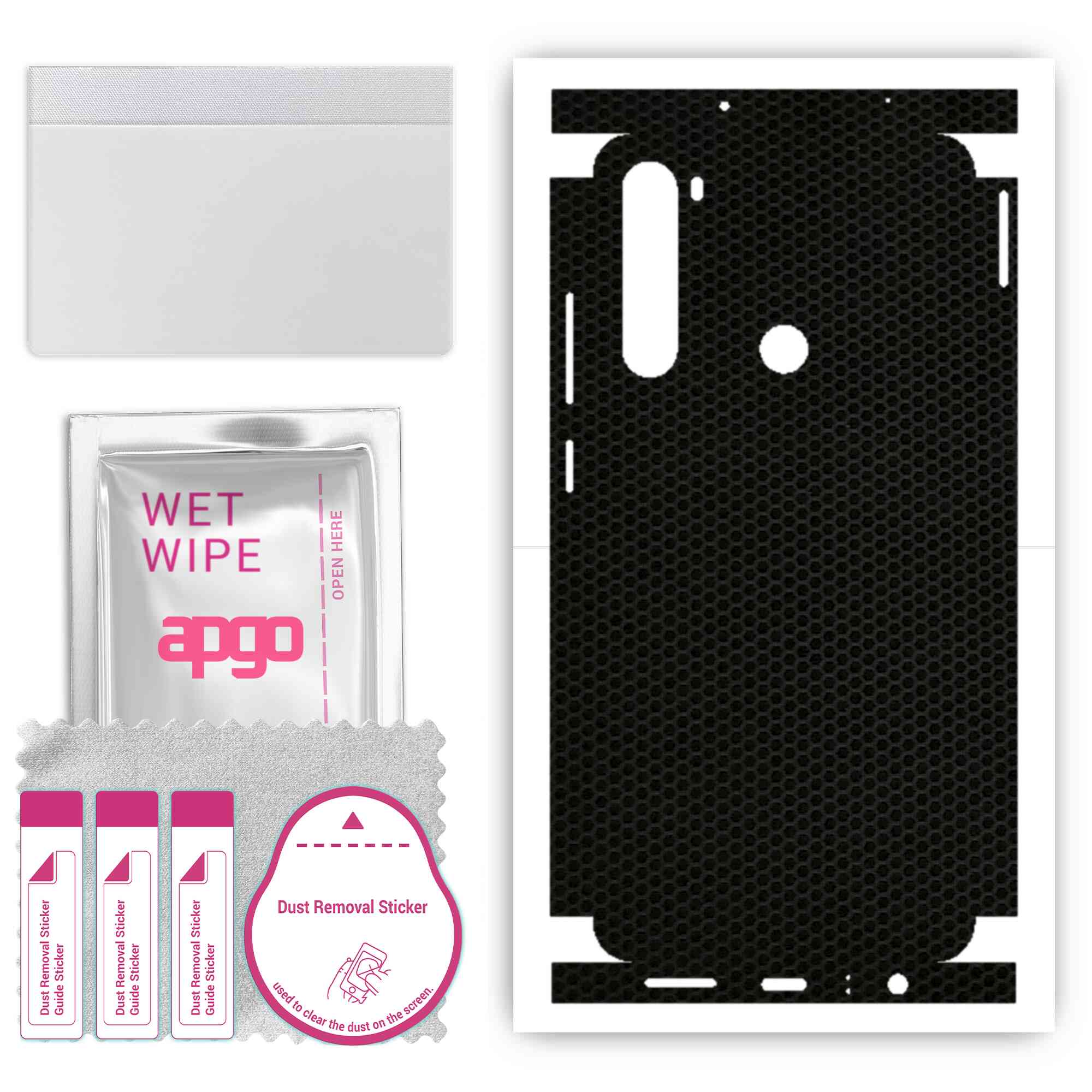 Apgo Protective Skin Sticker for the back+sides compatible with Xiaomi Redmi Note 8, Full Wrap Film, Foil, Vinyl - Pattern Matrix
Apgo Protective Skin Sticker for the back+sides compatible with Xiaomi Redmi Note 8, Full Wrap Film, Foil, Vinyl - Pattern Matrix