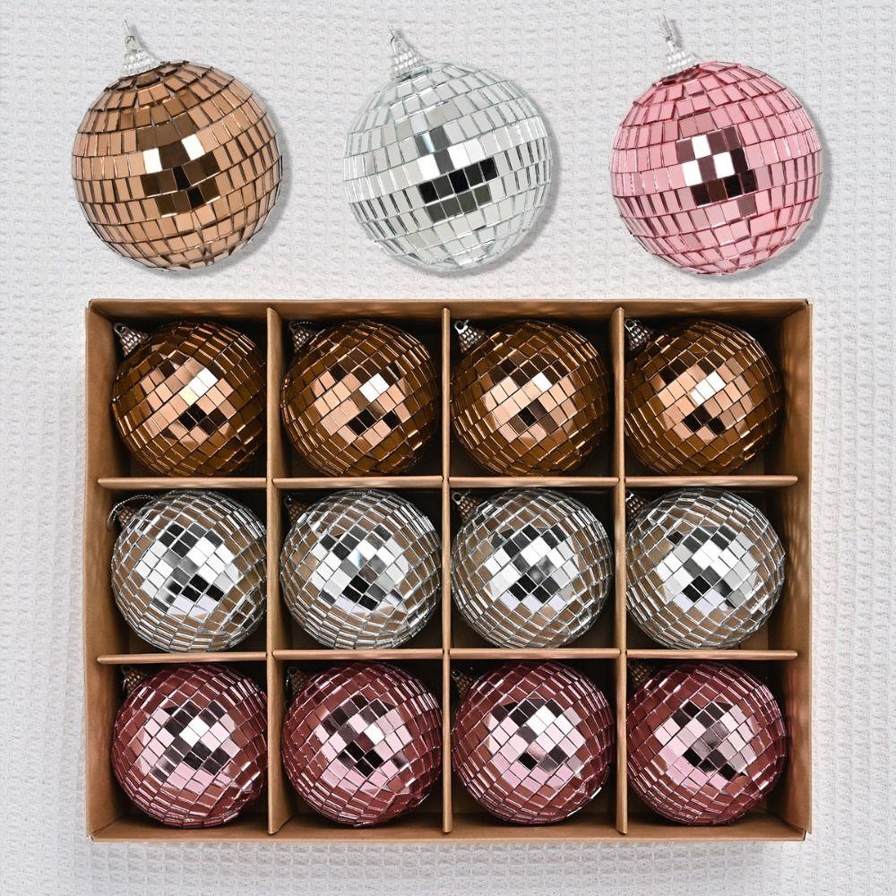 12pcs Colorful Christmas Disco Mirror Balls Pendent Xmas Tree Pendent Wedding Birthday Ornaments
12pcs Colorful Christmas Disco Mirror Balls Pendent Xmas Tree Pendent Wedding Birthday Ornaments